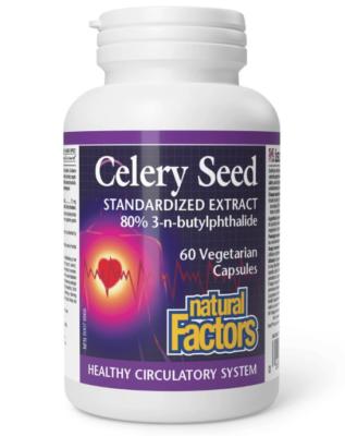 Celery Seed Extract<br>85% 3nB<br>60 capsules